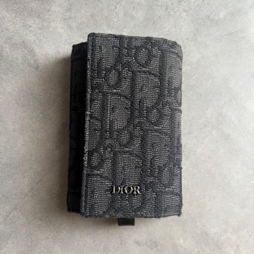 【美品】 DIOR ディオール オブリーク キーケース トロッター 6連