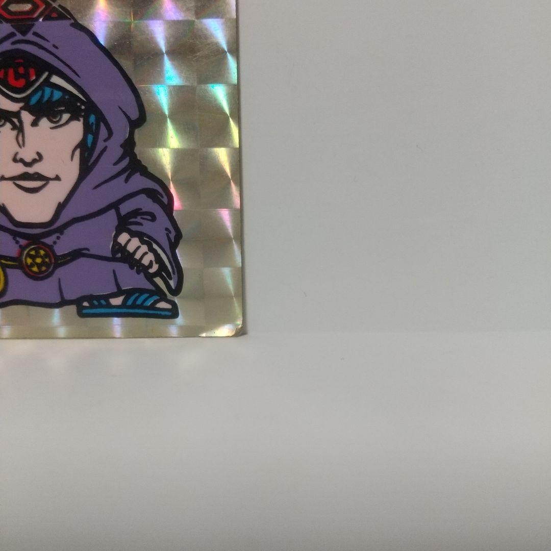 【激レア】ビックリマン [ スーパーデビル 偽神 ] 薄金 黒ヘキサ シール