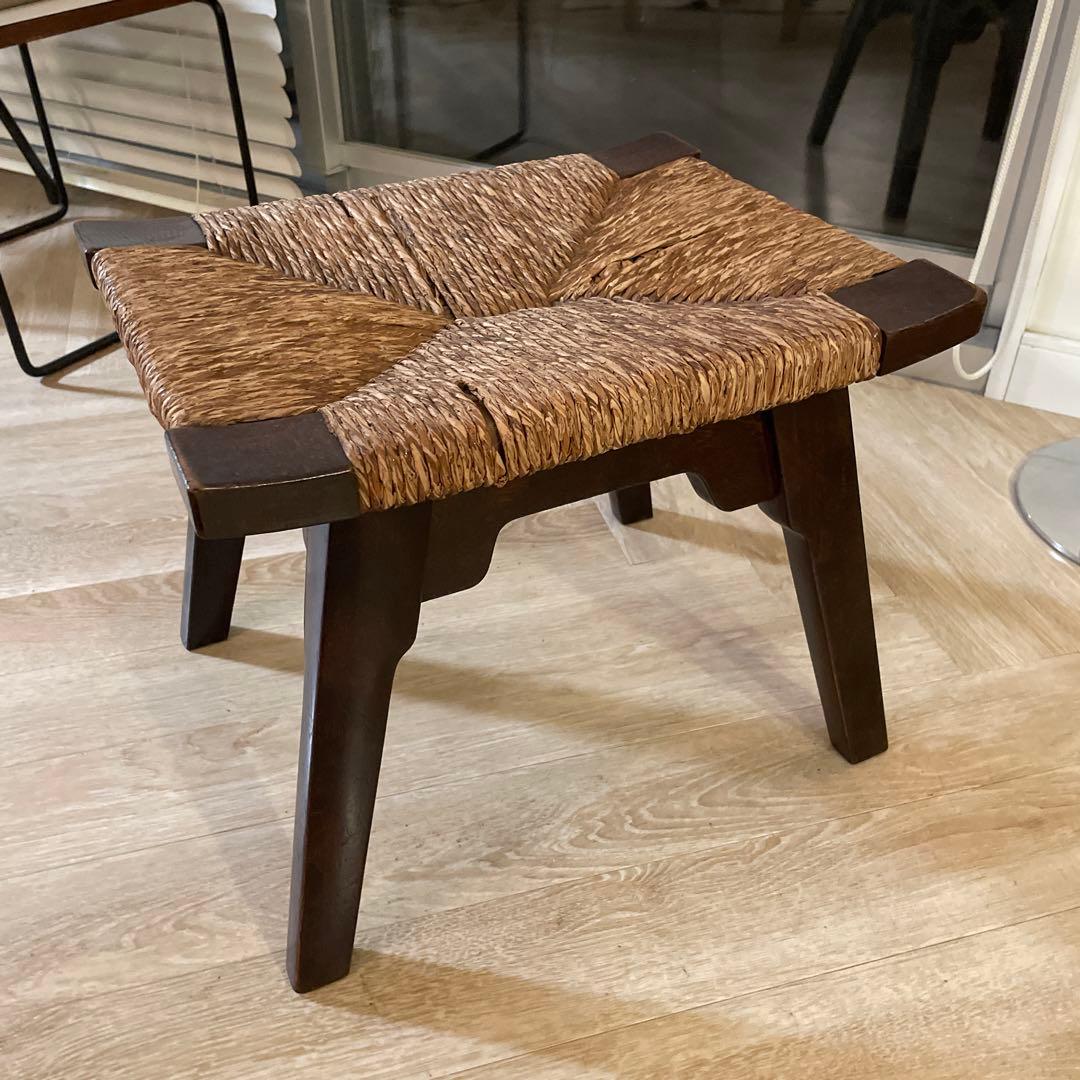 松本民芸　514ラッシスツール　シャルロットペリアン