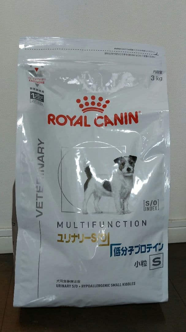  CANIN ユリナリーS/O 低分子プロテイン 3kg