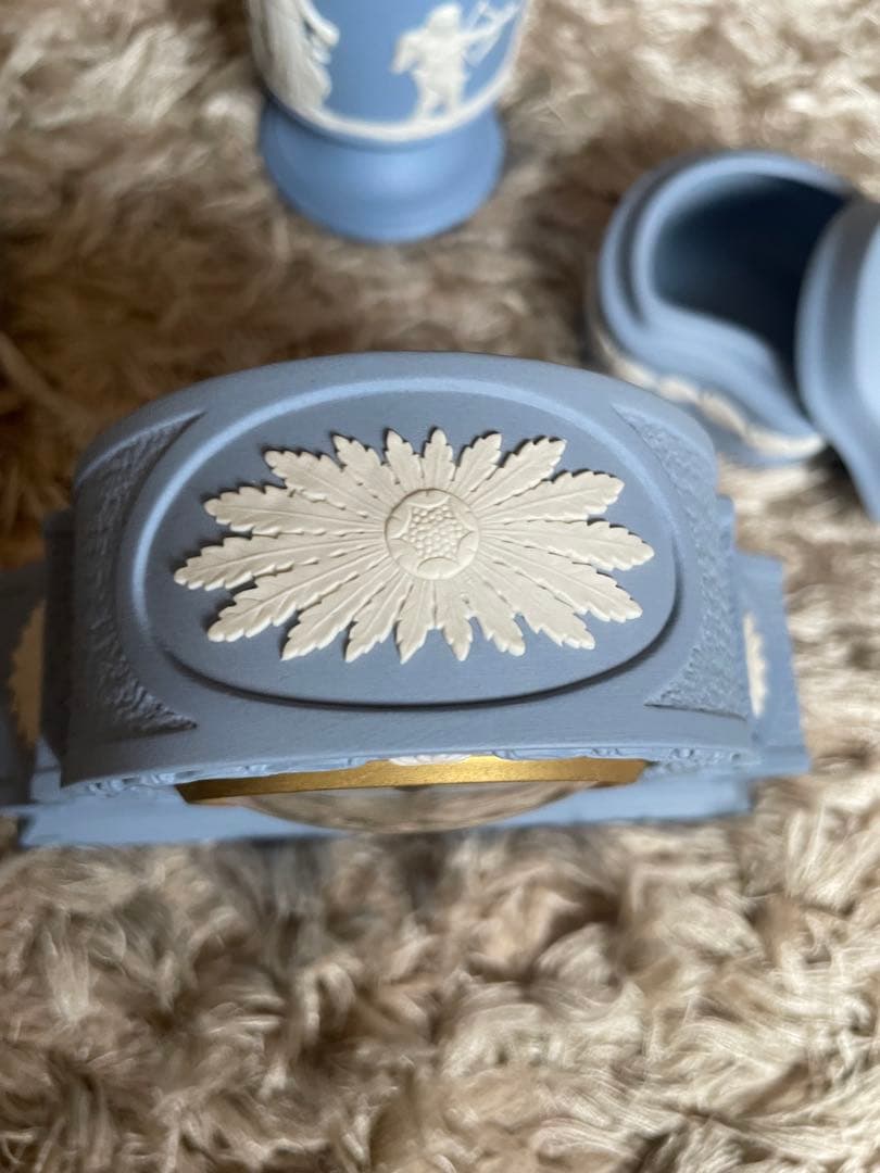 ウェッジウッド　ジャスパー　時計　まとめ売り　フラワーポット