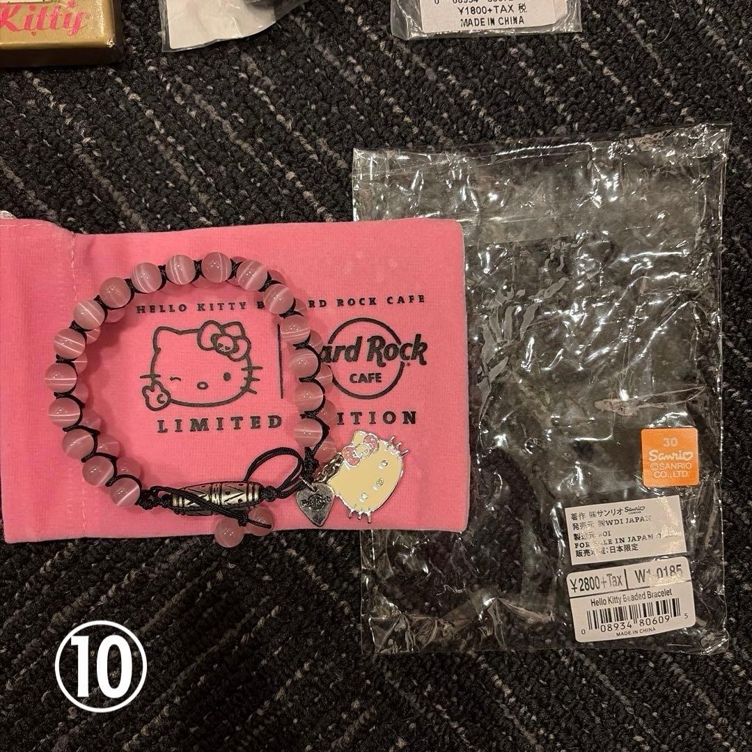 ハロー・キティHard Rock CAFE限定ピンバッジ(15点+おまけ2点)