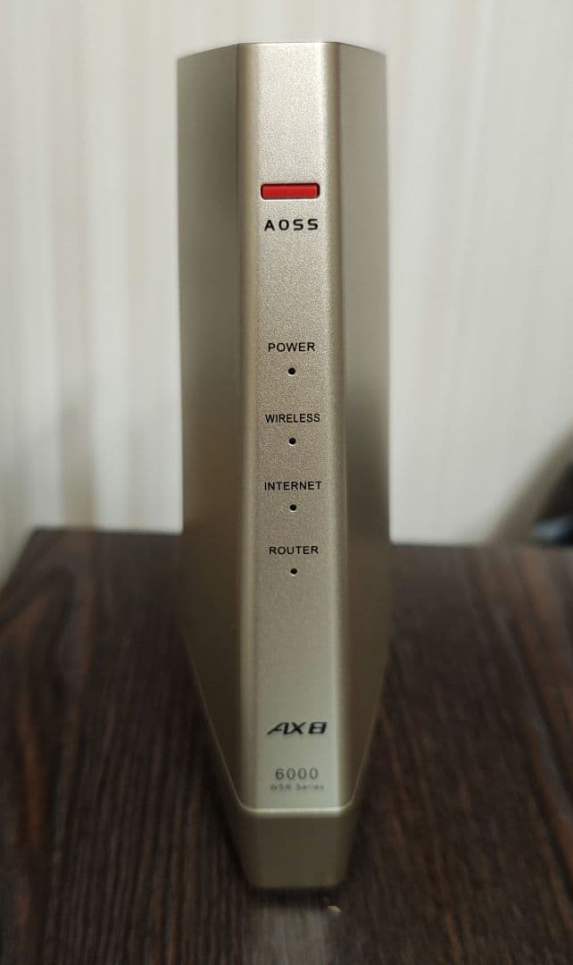 BUFFALO　Wi-Fiルーター　WSR-6000AX8P/DCG　美品