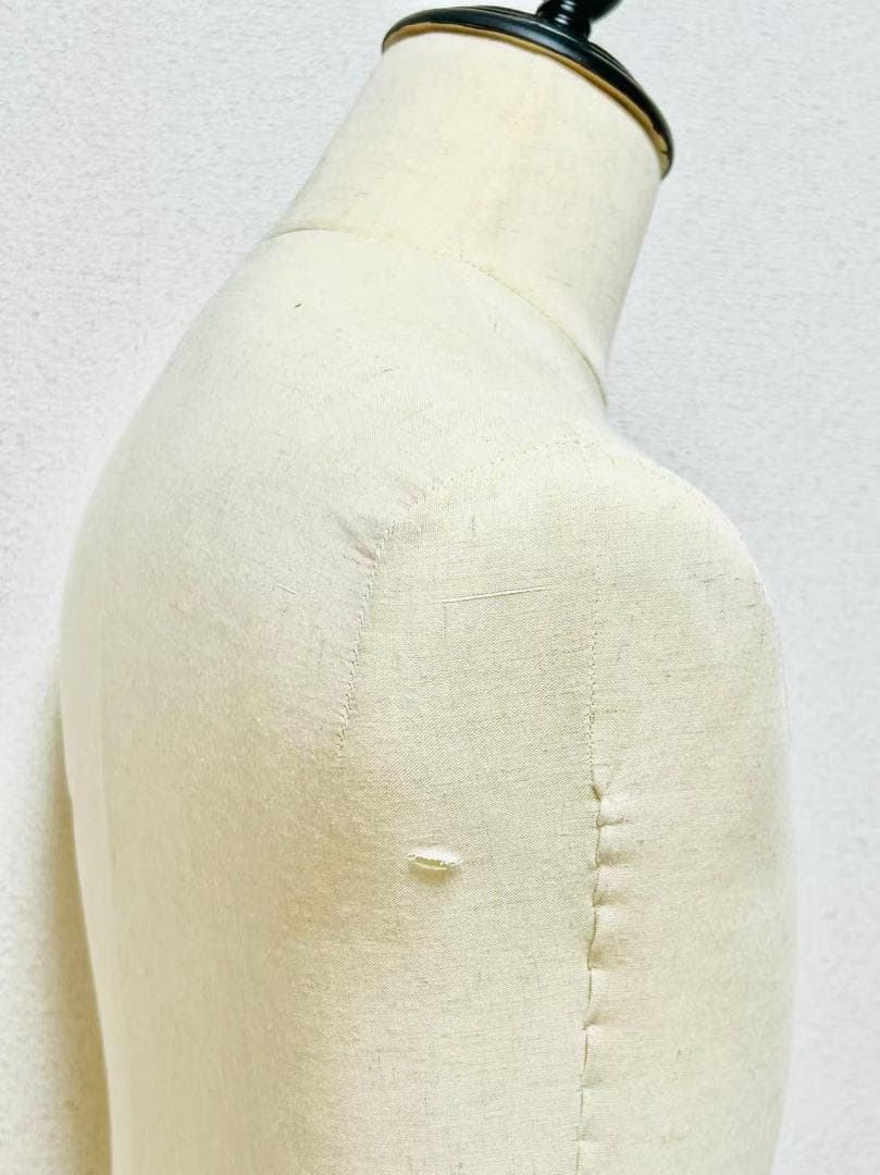 男性用 トルソー マネキン 高さ調整可能 裁縫 洋裁 アイボリー