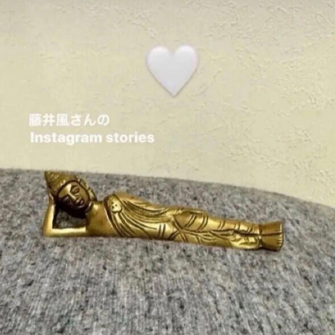 藤井風さんと同じ　涅槃像　インド