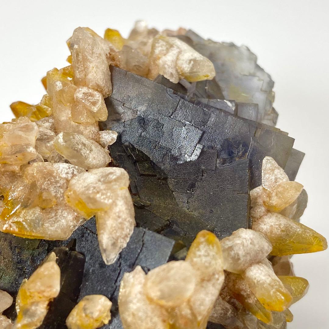 フローライト　カルサイト　蛍石　方解石　鉱物標本　原石　天然石　ストーン