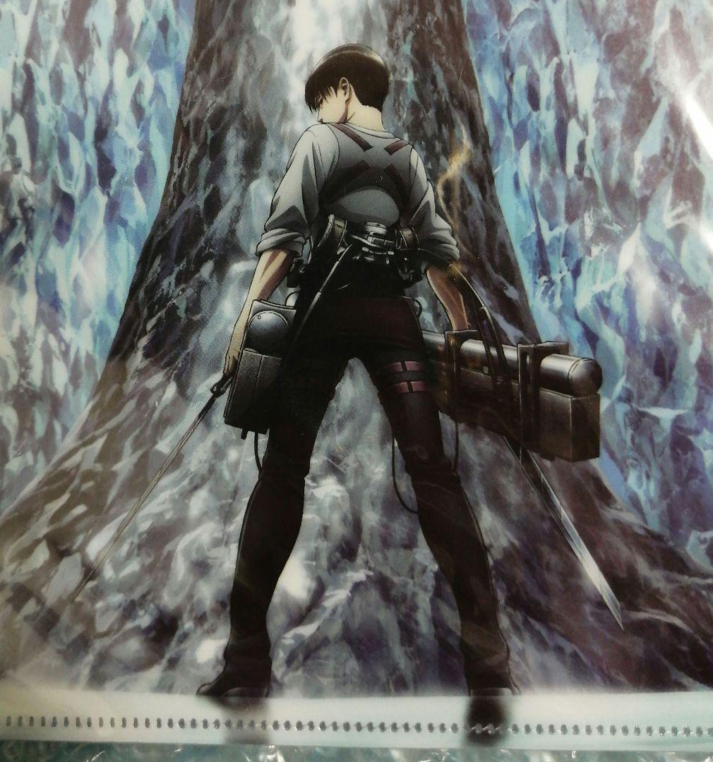 進撃の巨人 クリアファイル リヴァイ エレン ケニー