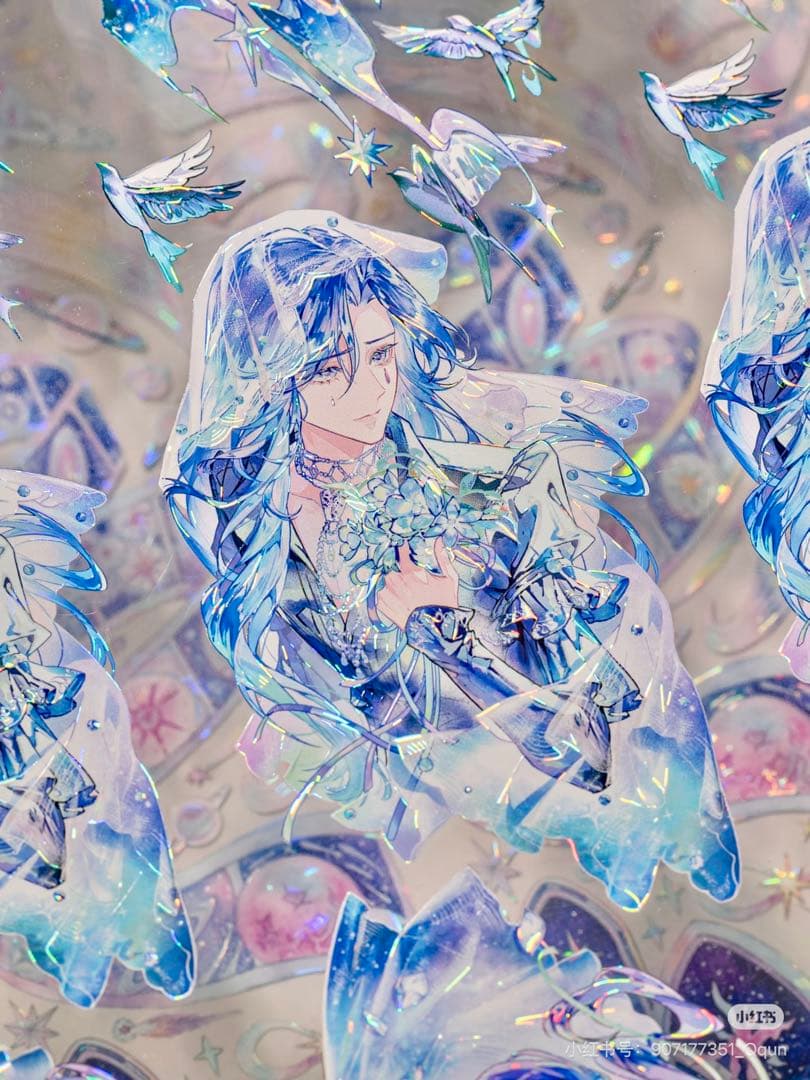 【9413】海外　マステ　3/5/巻　貝殻光マスキングテープ　人物系