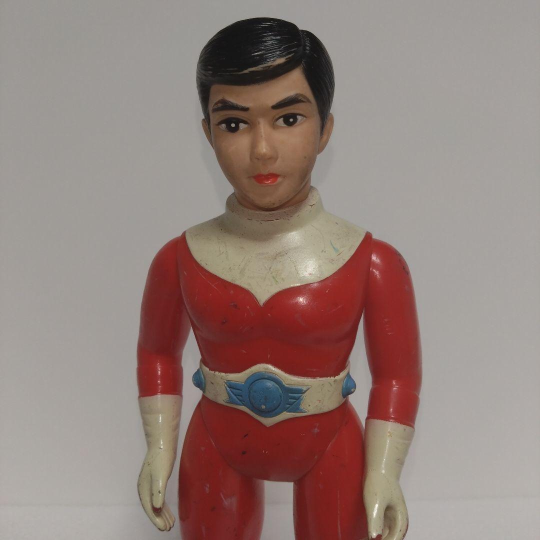 【希少品】　ソフビ　レッドマン　ブルマァク　面取れ