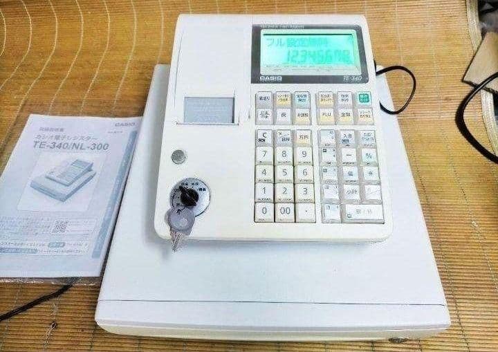 カシオレジスター　TE-340/NL300　フル設定無料　270770