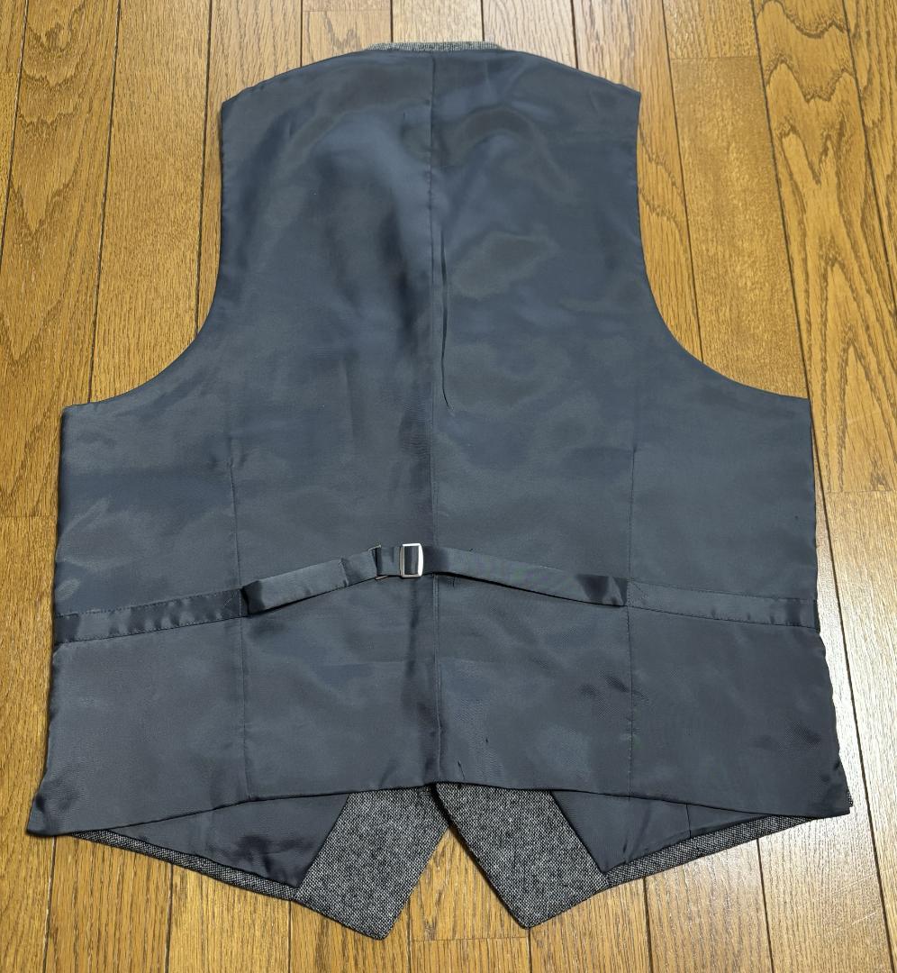 100ＡＢ７　ジャケット＆ベスト　ツイード　ホームスパン