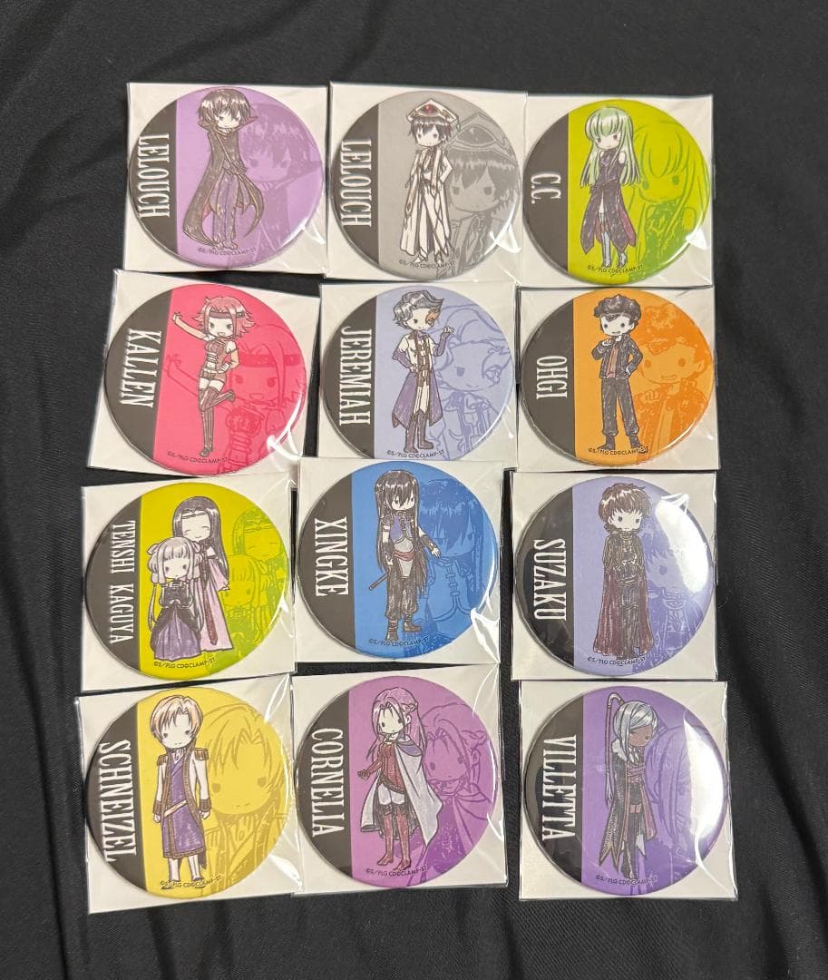 コードギアス 反逆のルルーシュ 皇道 黒の騎士団 缶バッジ グラフトアート