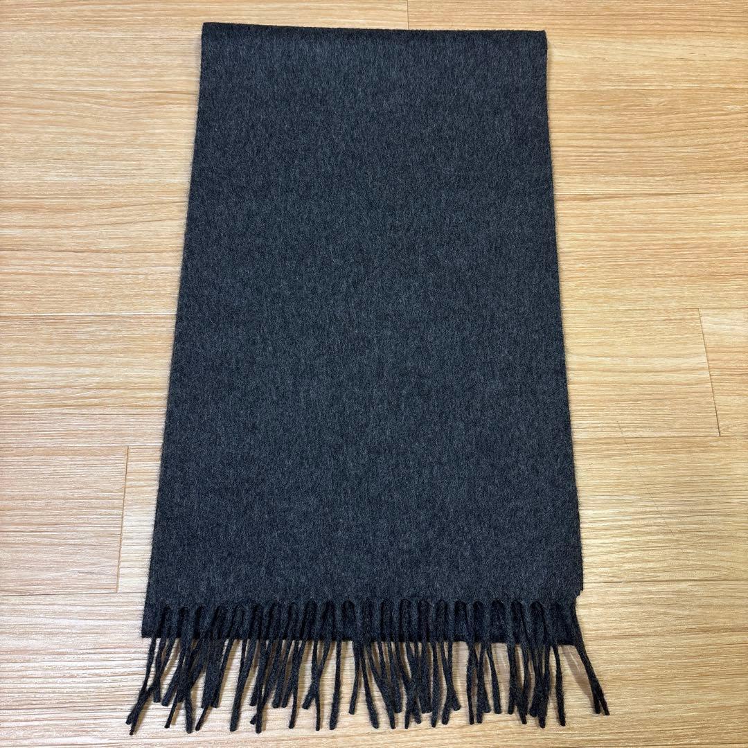 【新品タグ有り】Max Mara カシミヤ ストール マフラー ダークグレー