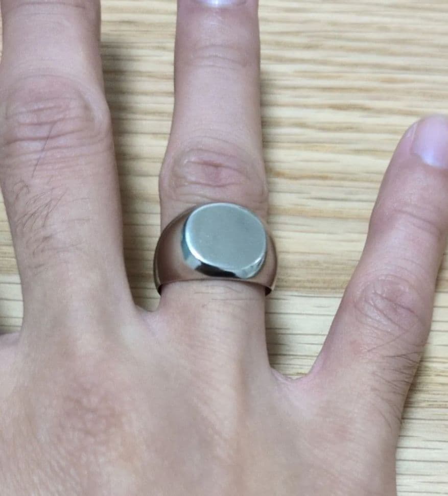 jil sander シグネットリング silver925 sサイズ　17号