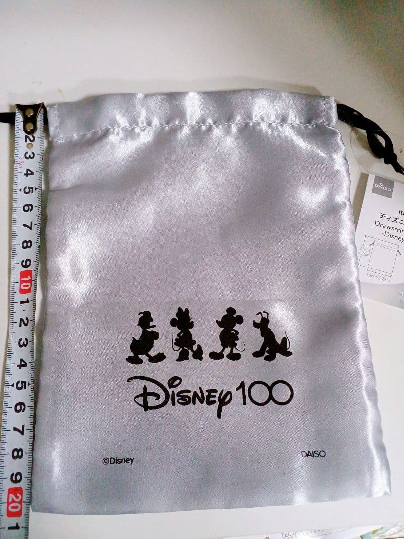 Disneyディズニー100　ブランケット　クッション　ファイル　バッグ巾着袋