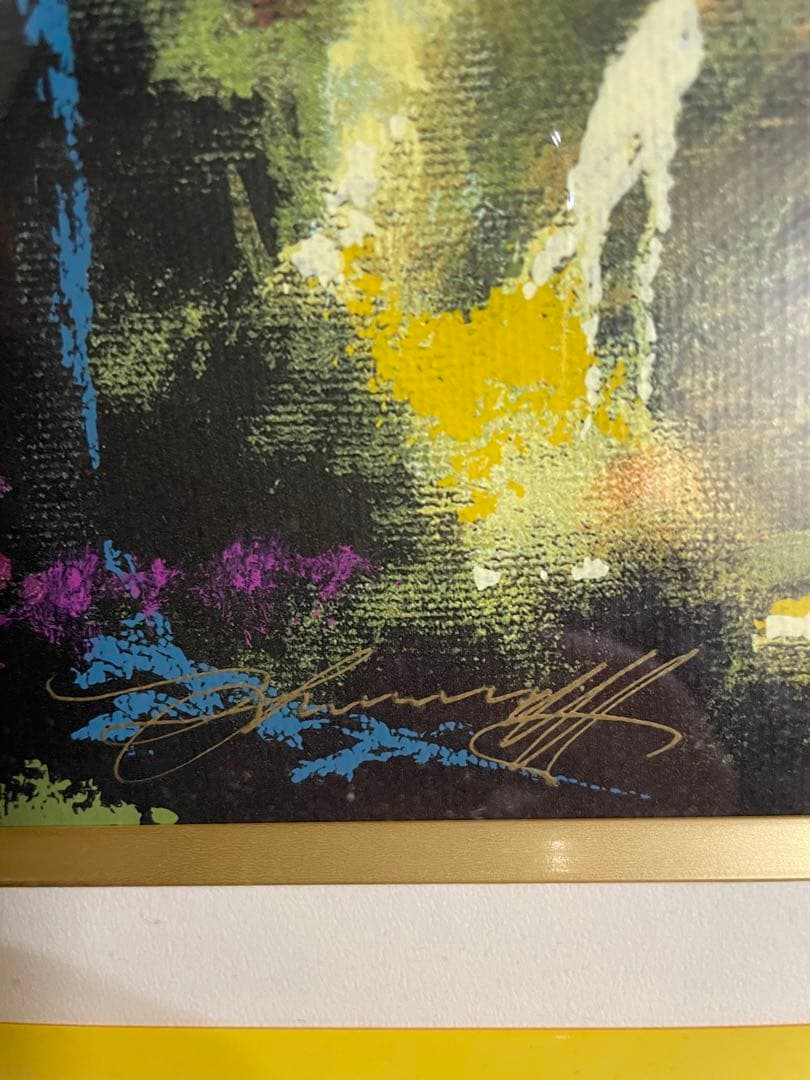 デイル・ターブッシュ「誕生」キャンバス　直筆サイン　NO.14/100