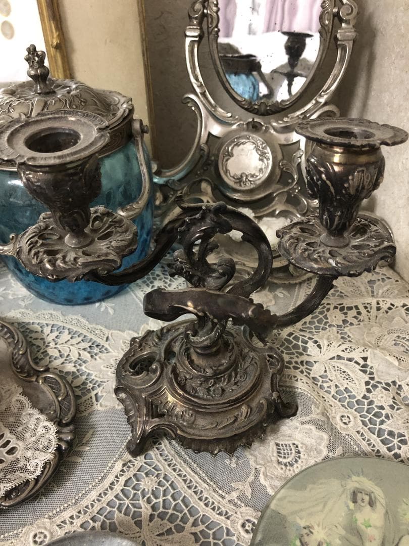 フランスアンティーク キャンドルスタンド