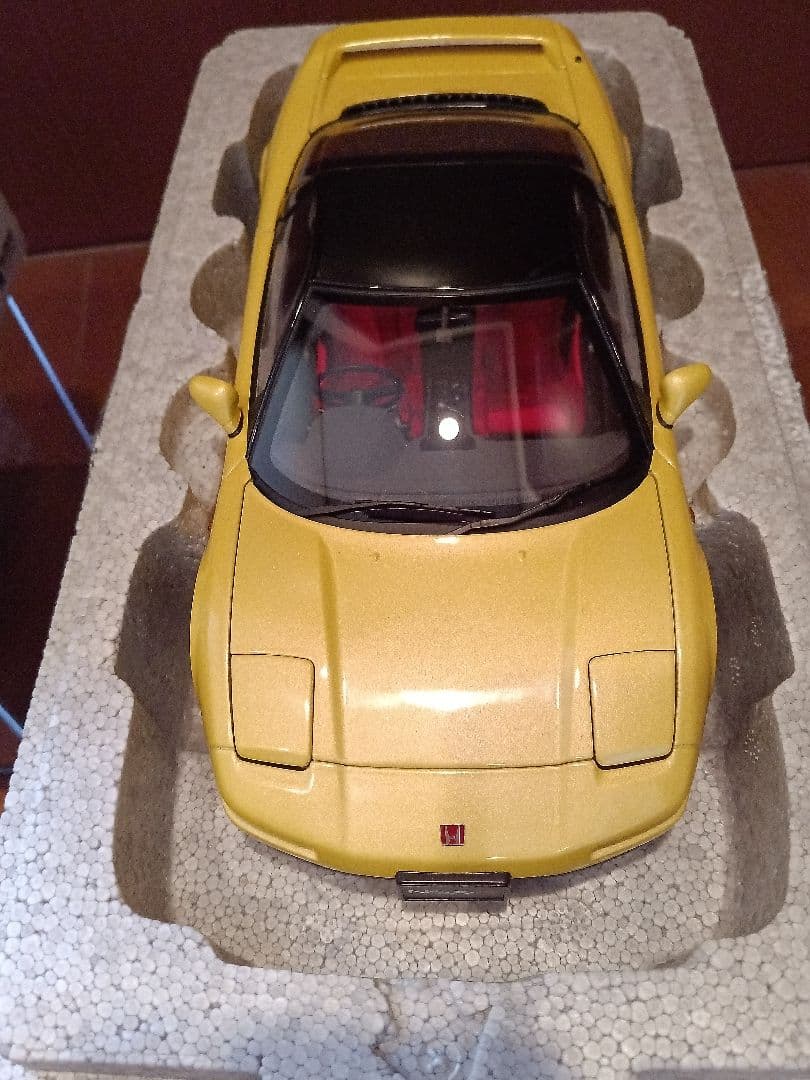 AUTOart Honda NSX Type R イエロー 1/18　おまけつき