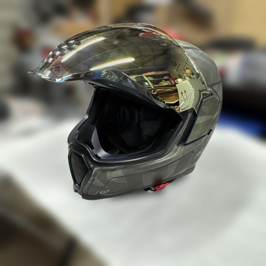 アイコン　エアーフライト バトルスカー2 XL 取説とクリアシールドと袋付き