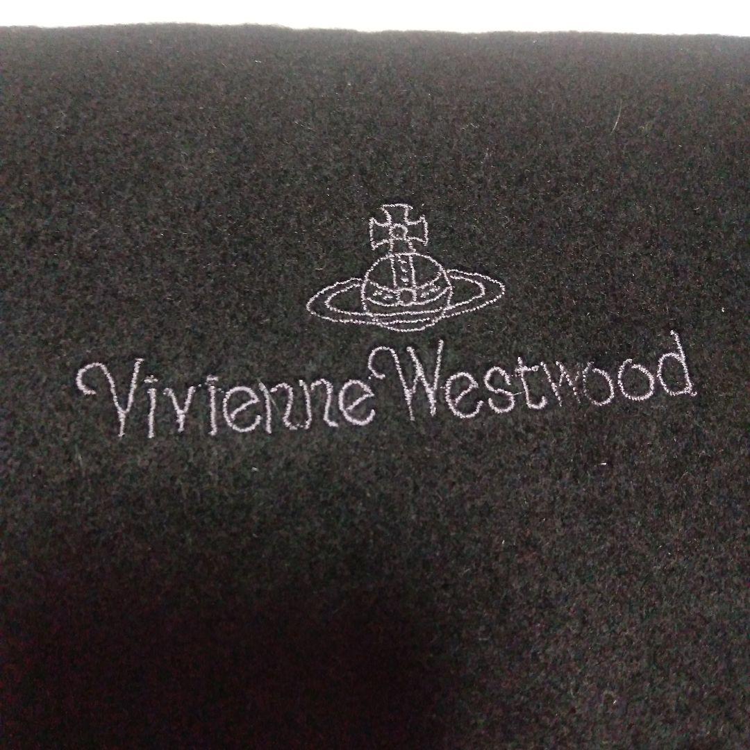 Vivienne Westwood 黒 マフラー フリンジ付き
