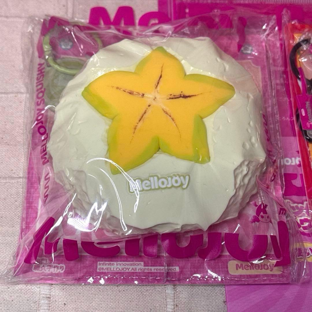 【新品】Mellojoy スターフルーツ大福 イカ墨バーガー セット