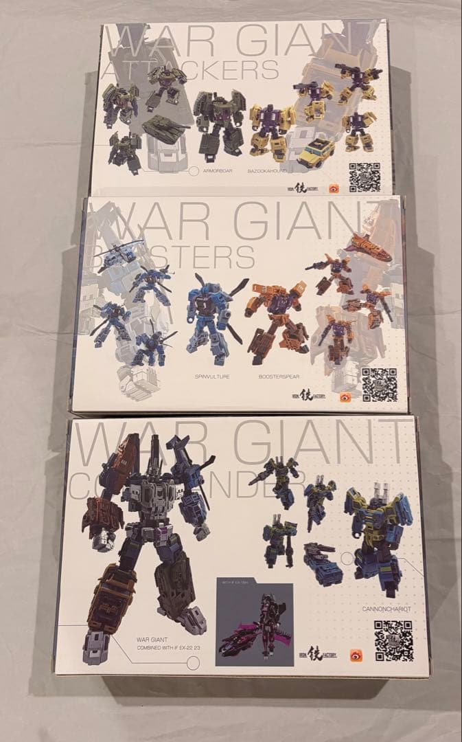 コミック・アニメ IRON FACTRY IF-EX22,23,24 War Giant