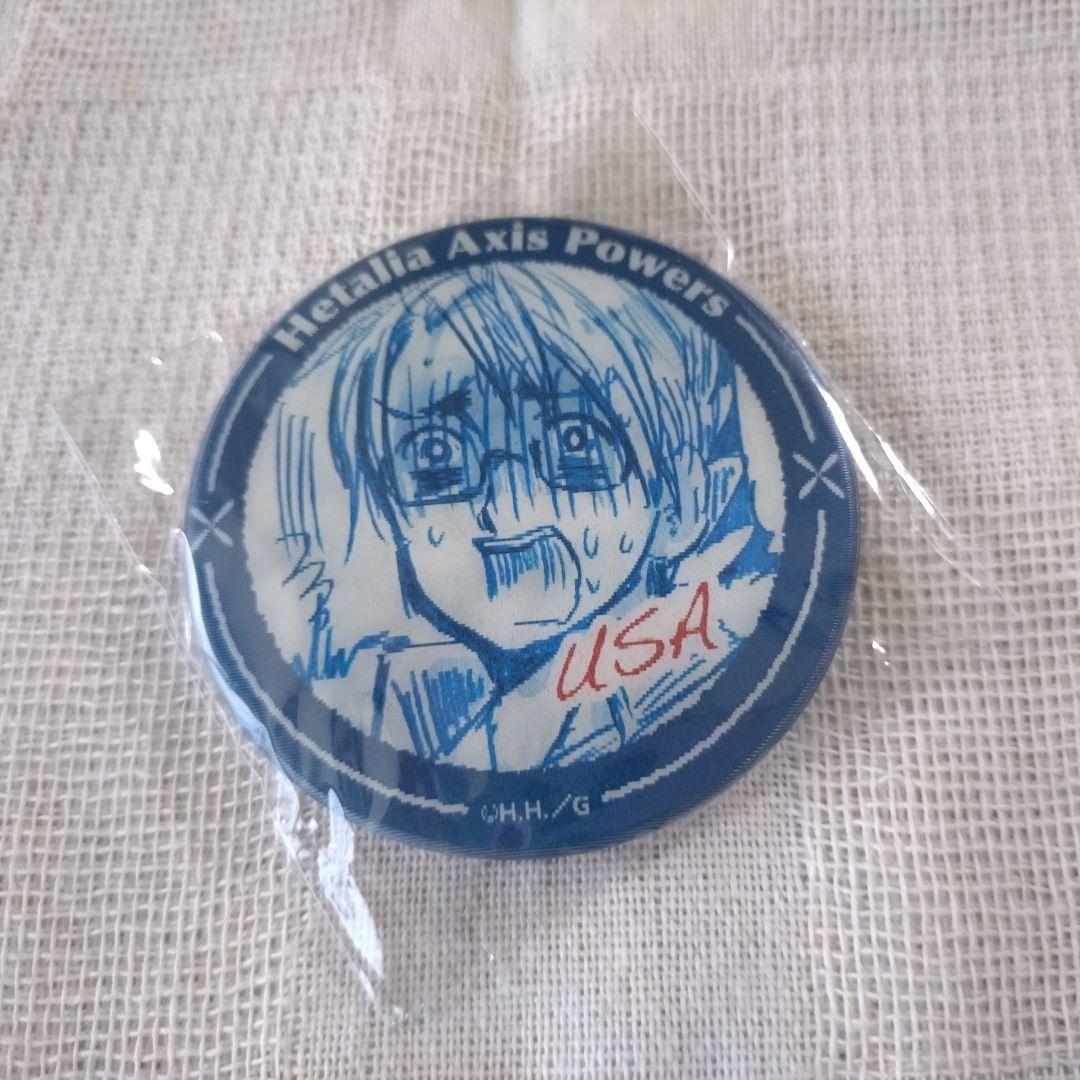 ヘタリア　アメリカ　チェンジング缶バッジ　しちへんげだよっ！　七変化　アニメガ