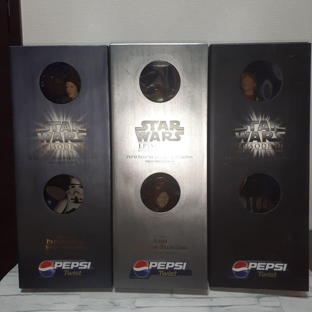ペプシ　ツイスト　スターウォーズ　サウンドビッグキャップ　全7種