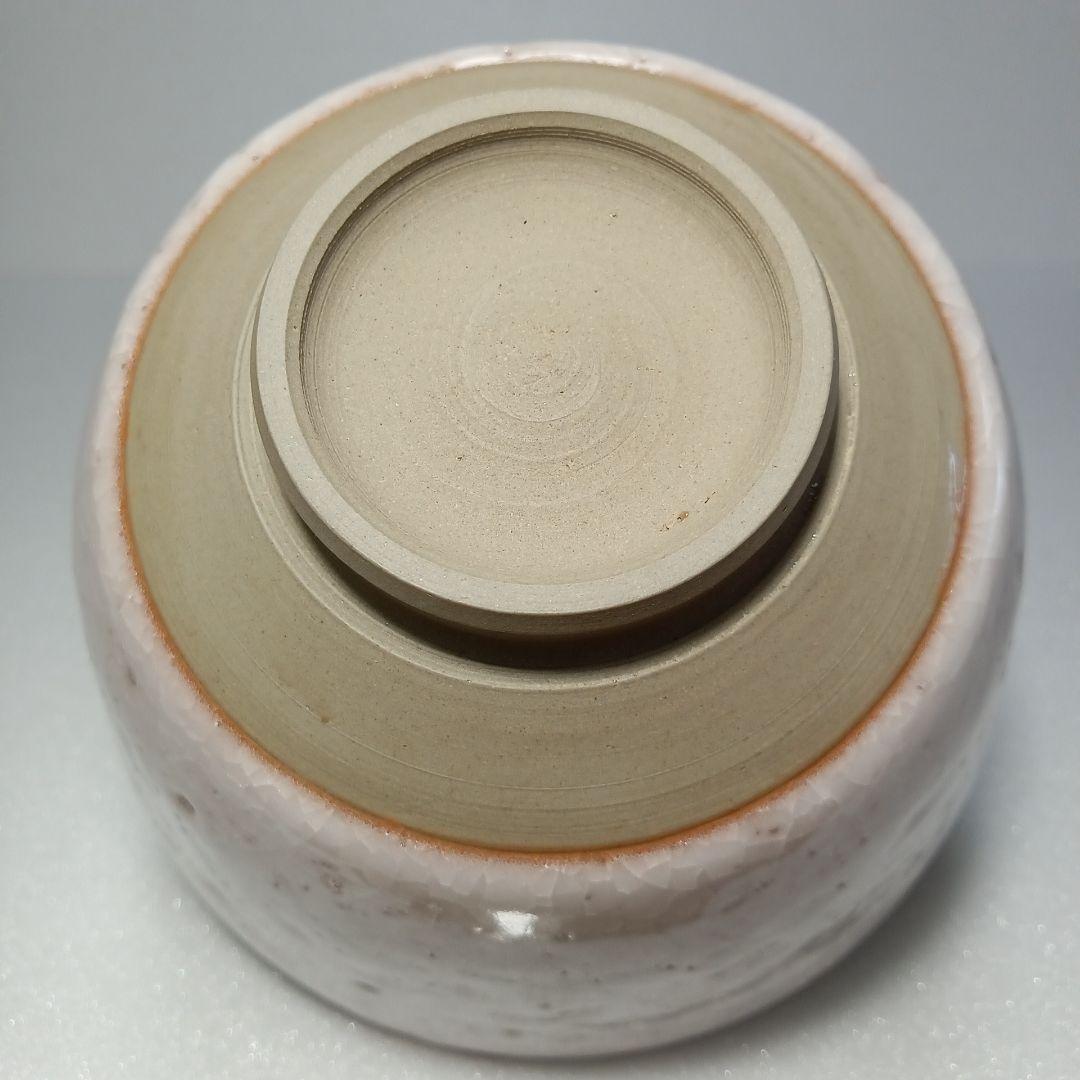 茶道具　薄氷紋　抹茶茶碗　陶磁器　瀬戸焼