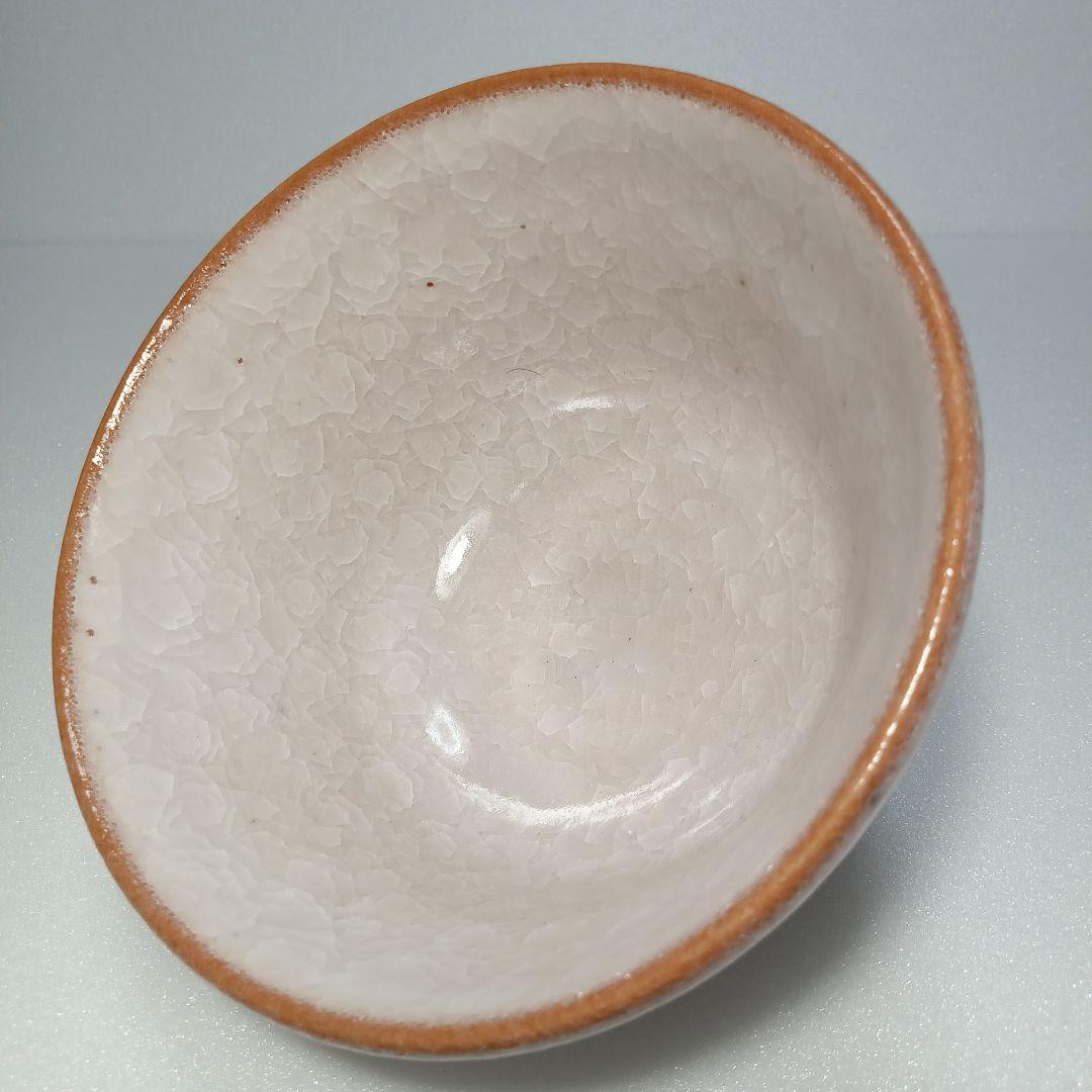 茶道具　薄氷紋　抹茶茶碗　陶磁器　瀬戸焼