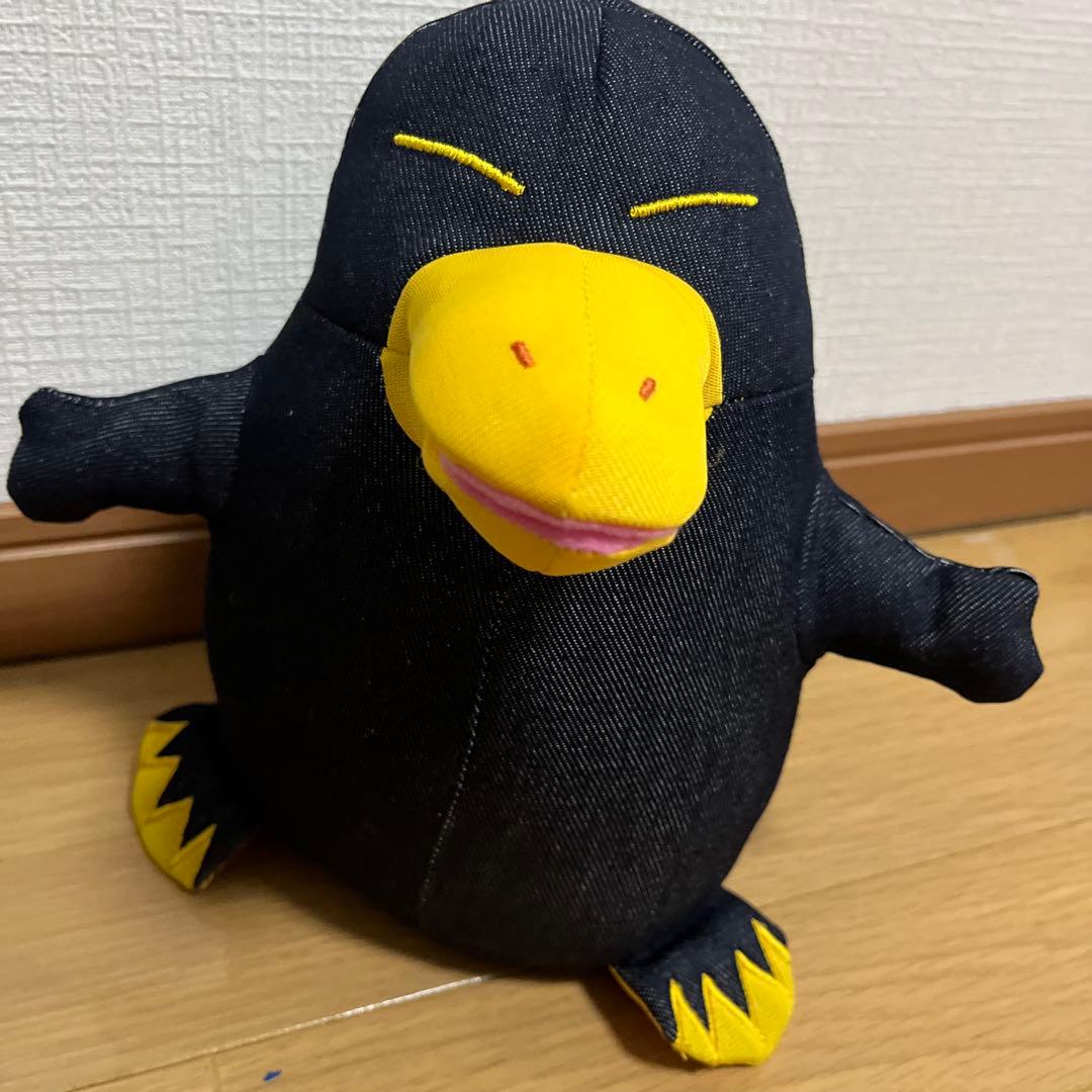 万博　イコちゃん　グッズ デニム　ミャクミャク　デザイン　黒