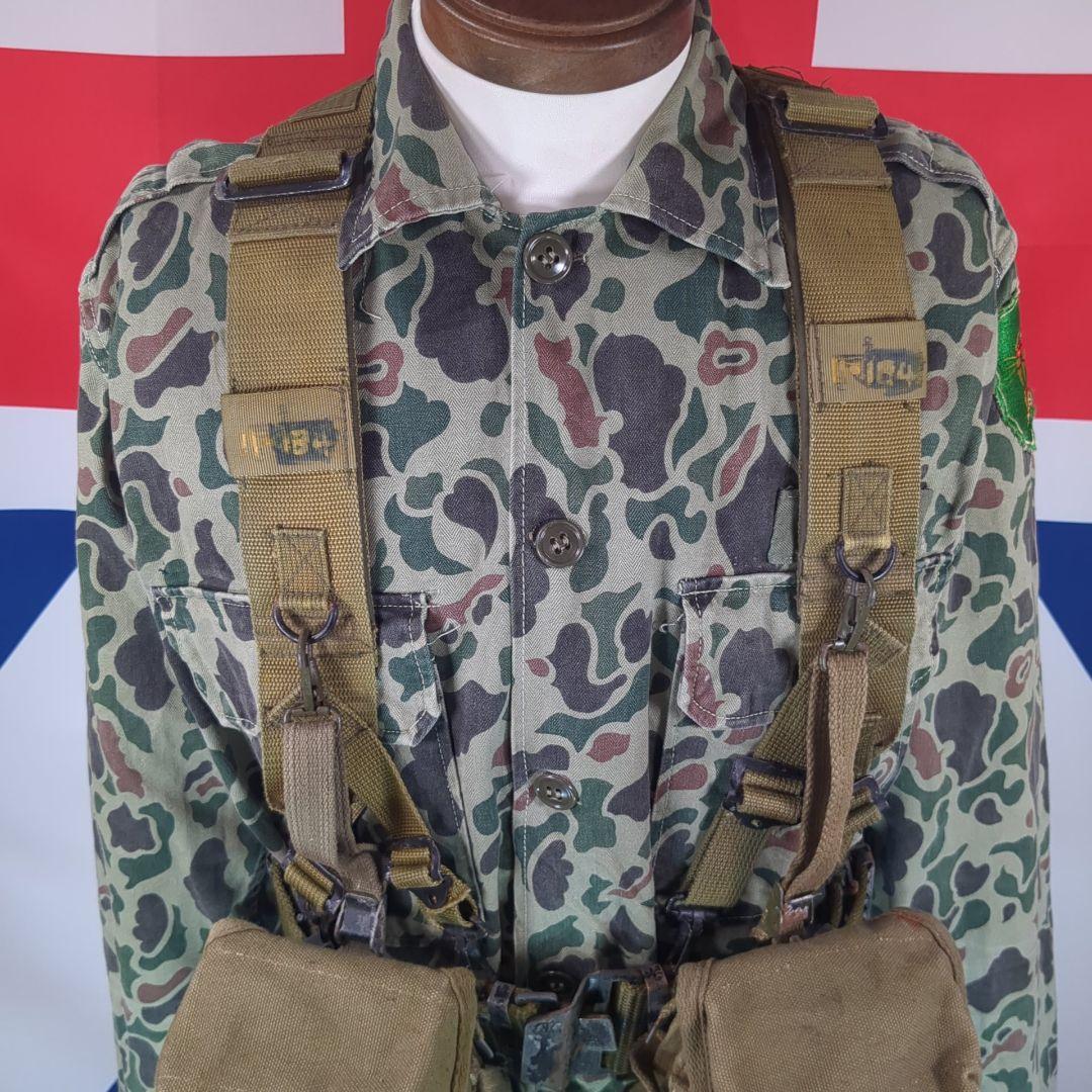 韓国軍フロッグスキン迷彩上下1960年代＆装備一式