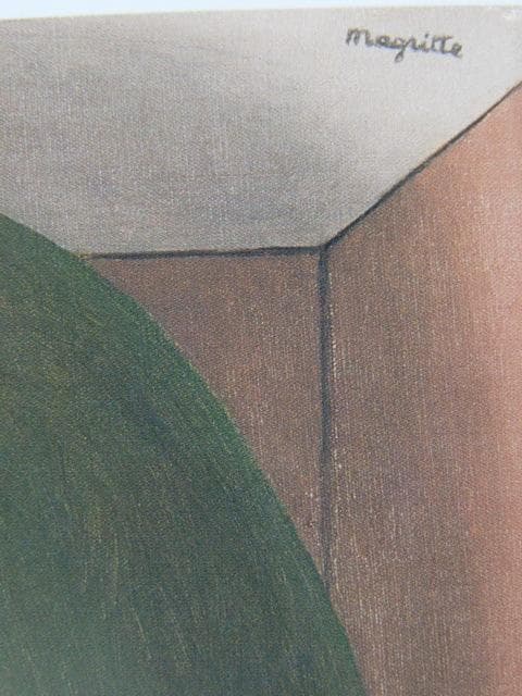 ルネ・マグリット、レディ・メイドの花束、希少な画集より