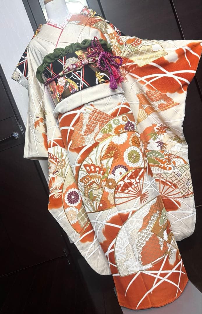 上質　セミアンティーク　振袖フルセット　成人式