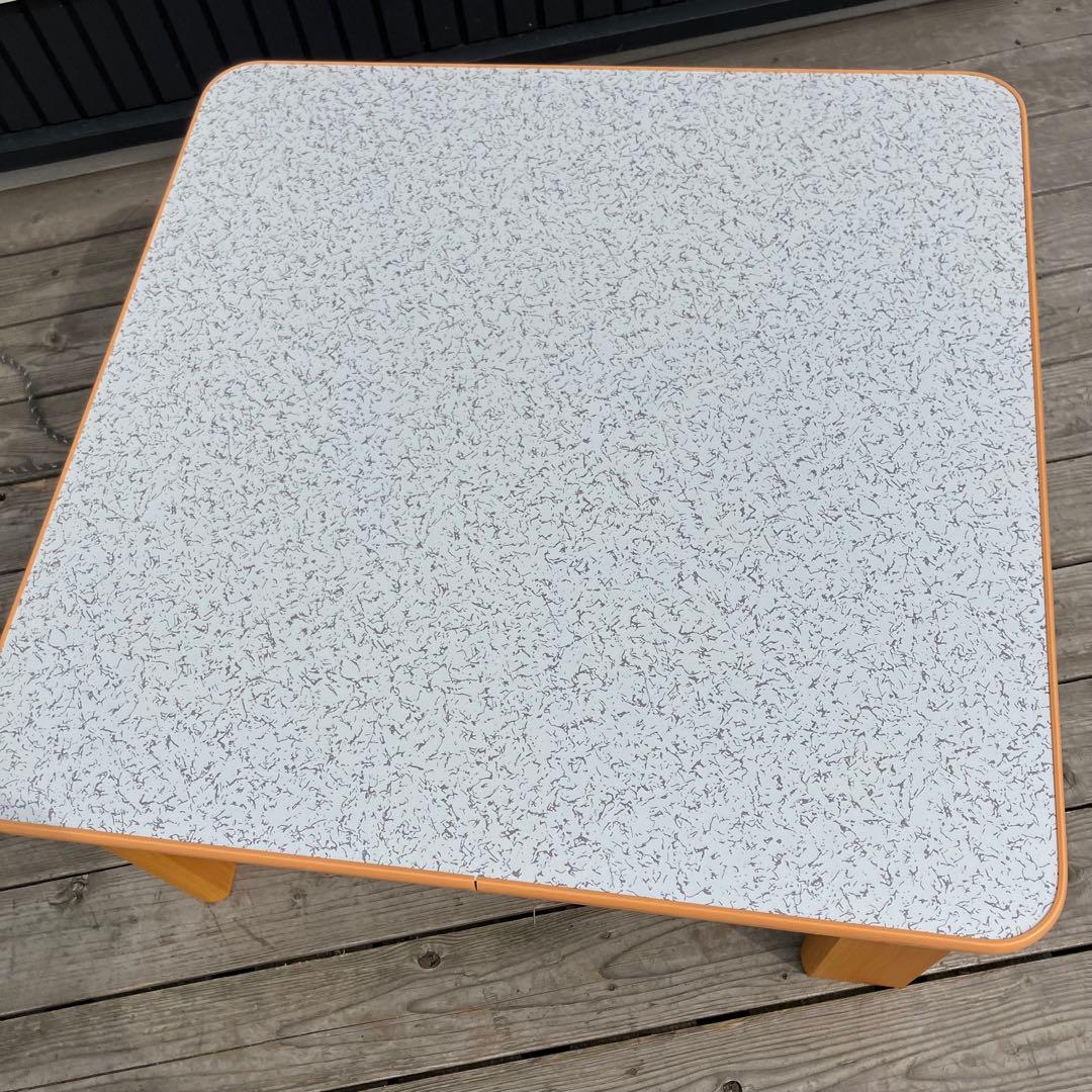 レトロ ニッセン 木製コタツテーブル 折り畳み式 センターテーブル リバーシブル