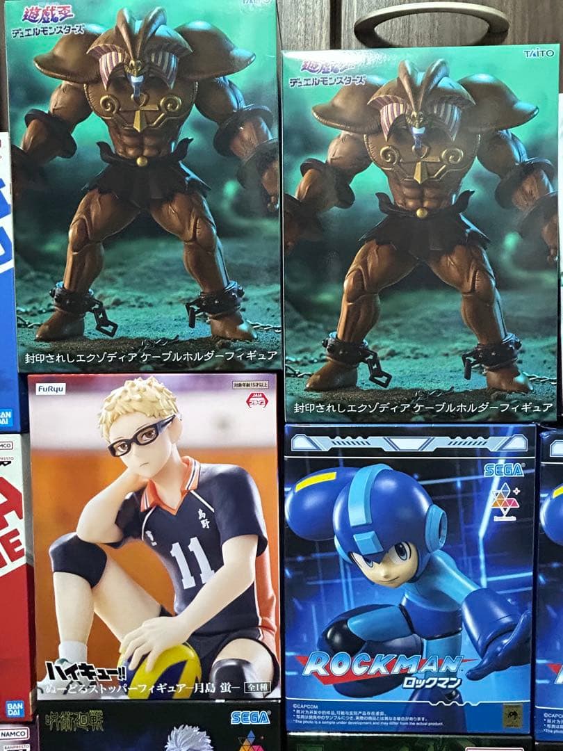 プライズフィギュアまとめ売り　ガチアクタ　ダンダダン　呪術廻戦　遊戯王　等24点