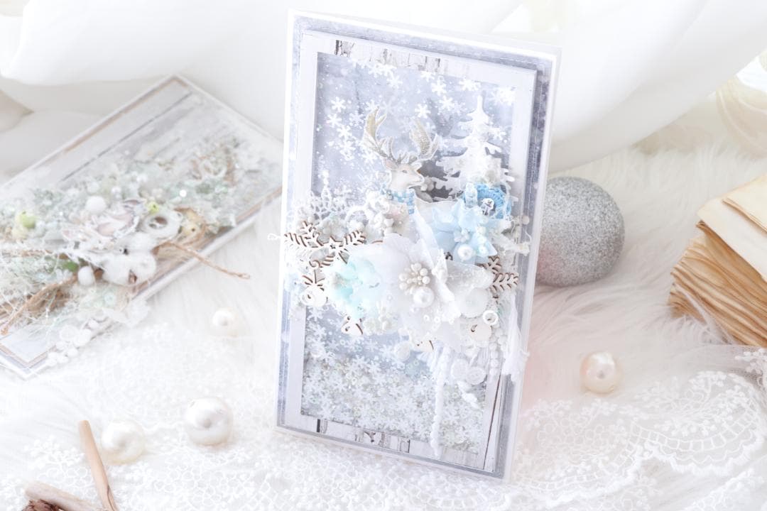 WINTER ❄グリーティングカード♡シェイカー