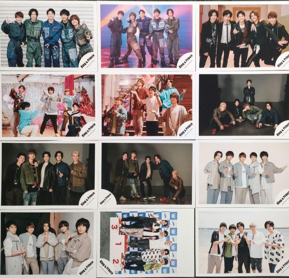 King&Prince キンプリ 公式写真 集合 ① デビュー～2023