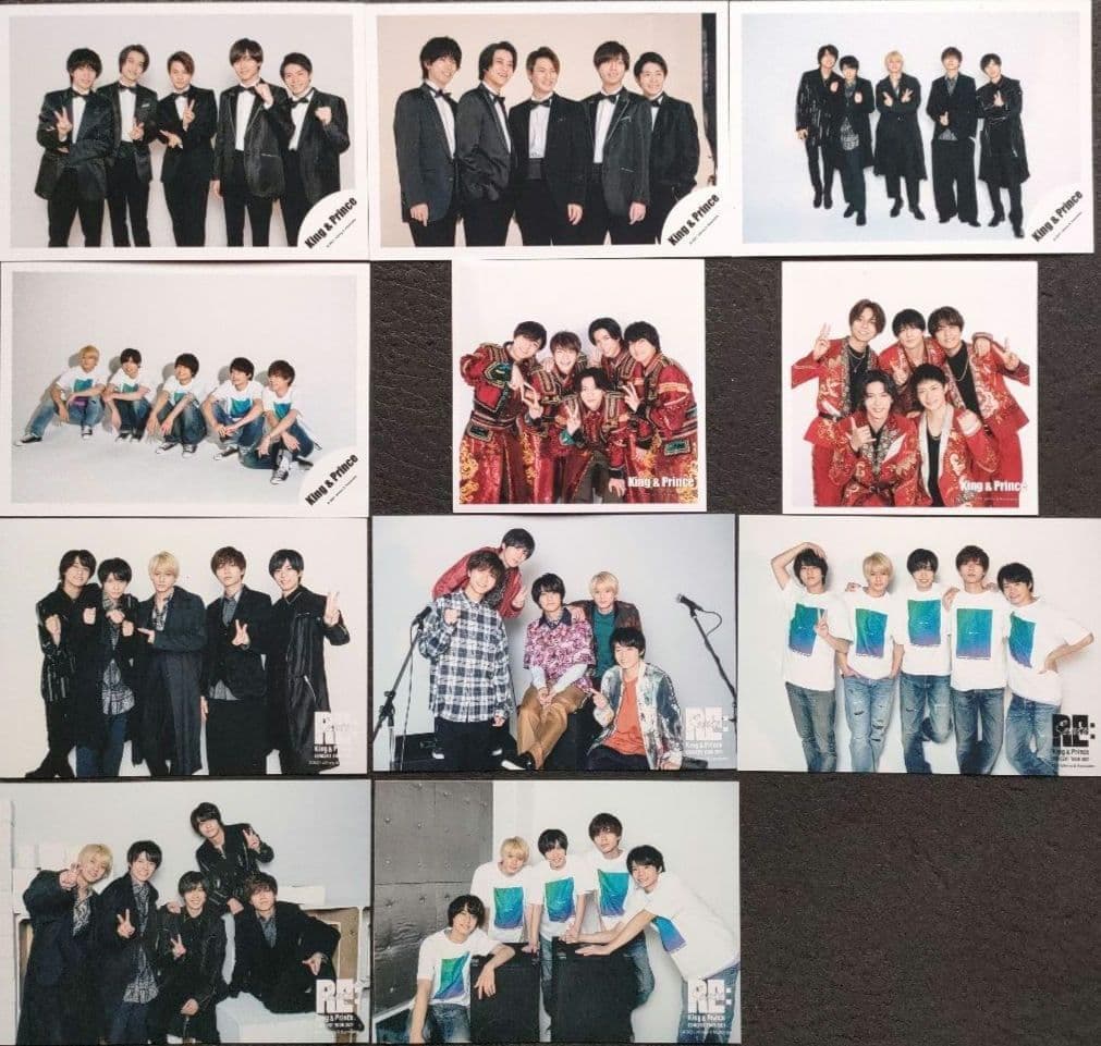 King&Prince キンプリ 公式写真 集合 ① デビュー～2023