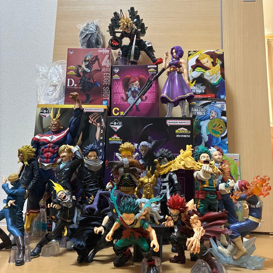 ヒロアカ　プライズ、一番くじ　セット売り