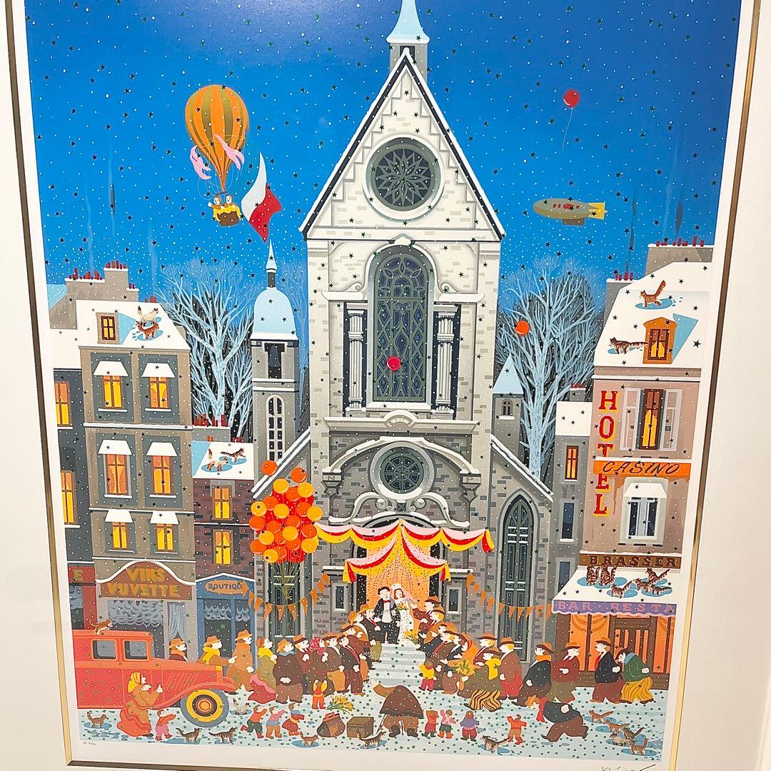 【2/40】ヒロヤマガタ『スノーウェディング』HC版 額装　シルクスクリーン