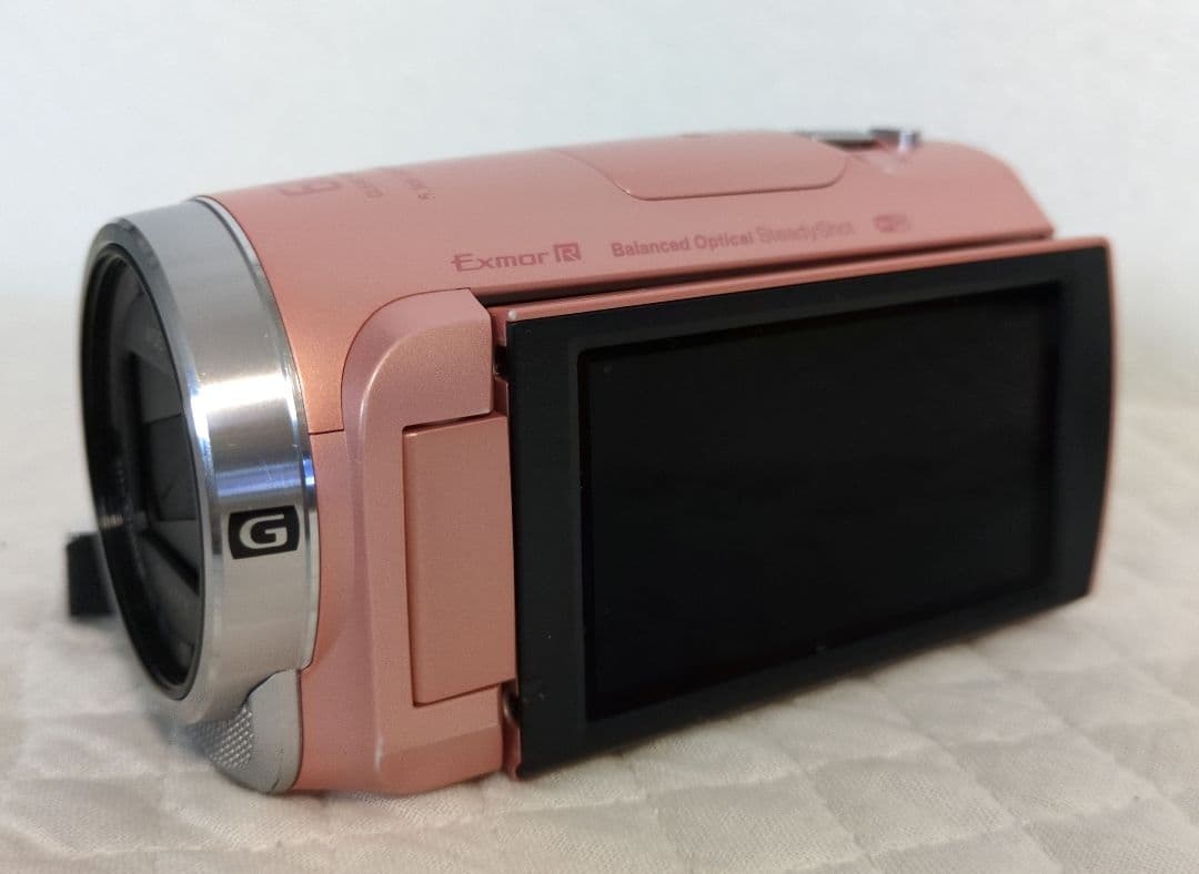 ビデオカメラ　Sony HDR-CX675 ピンク ハンディカム