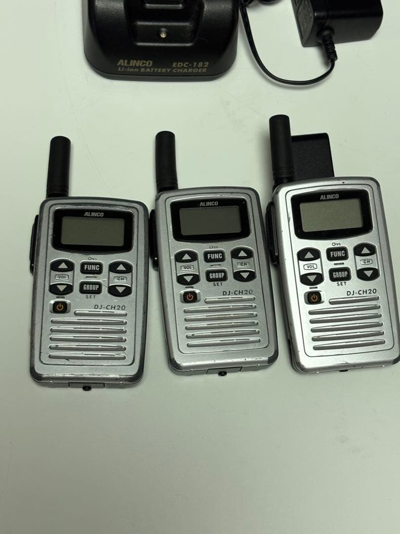 特定省電力トランシーバー１０台セット エネループおまけ　電池の数追加