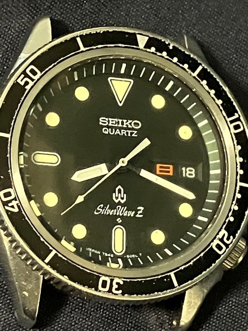 SEIKO silver wave 稼働品　訳ありジャンク