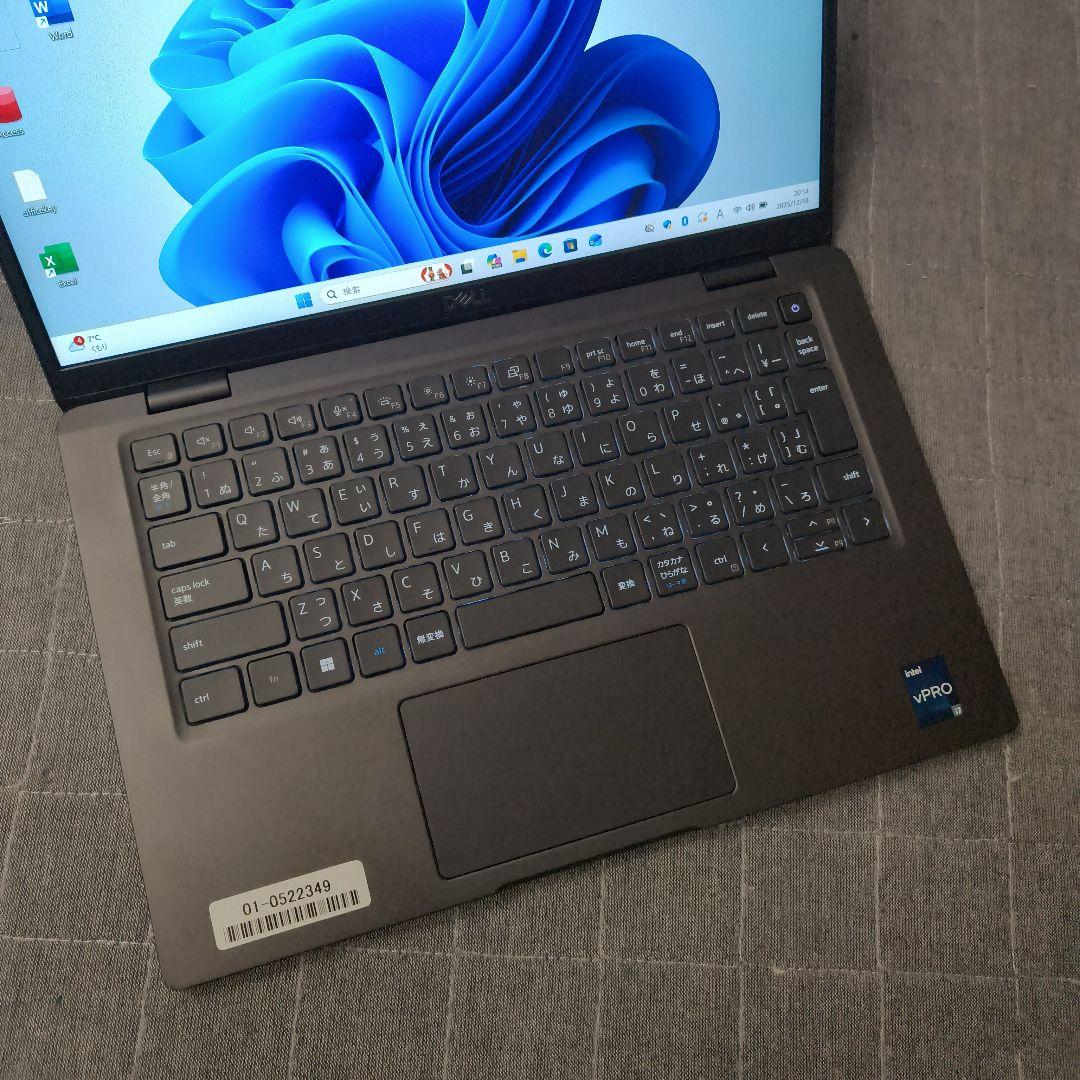 タッチ 美品 DELL 驚速 12世代 i7 16GB 1TB 軽量薄型 9