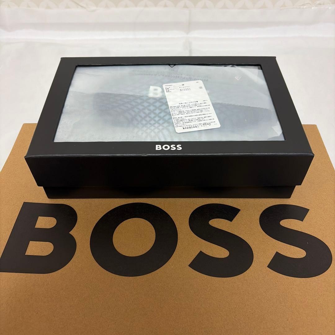 新品未使用　ヒューゴボス　HUGO BOSS　ポーチ&アイマスク　タグ付き箱付
