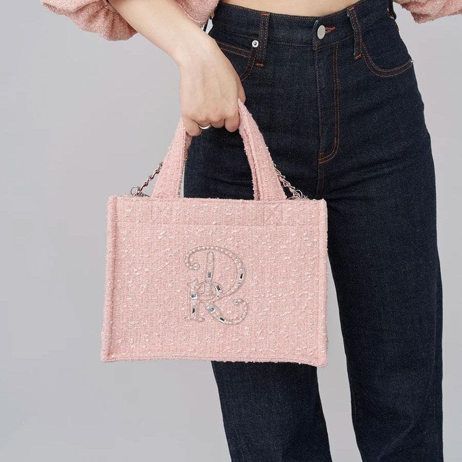 Darich ダーリッチ DRビジューミニトートバッグ ピンク