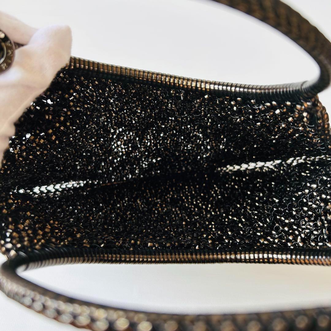 【正規品♡極美品】アンテプリマ ワイヤーバッグ ラウンド ブラック 大容量 袋付