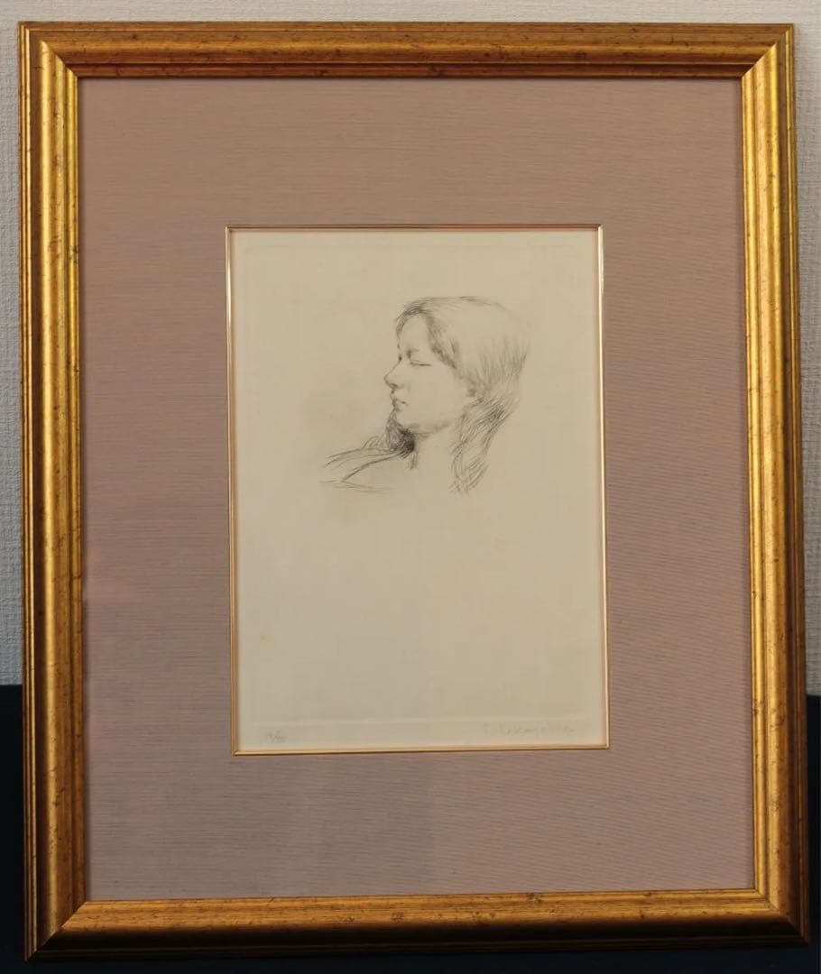 優しき相貌　1－Ｇ／中山忠彦 (銅版画) 06061402