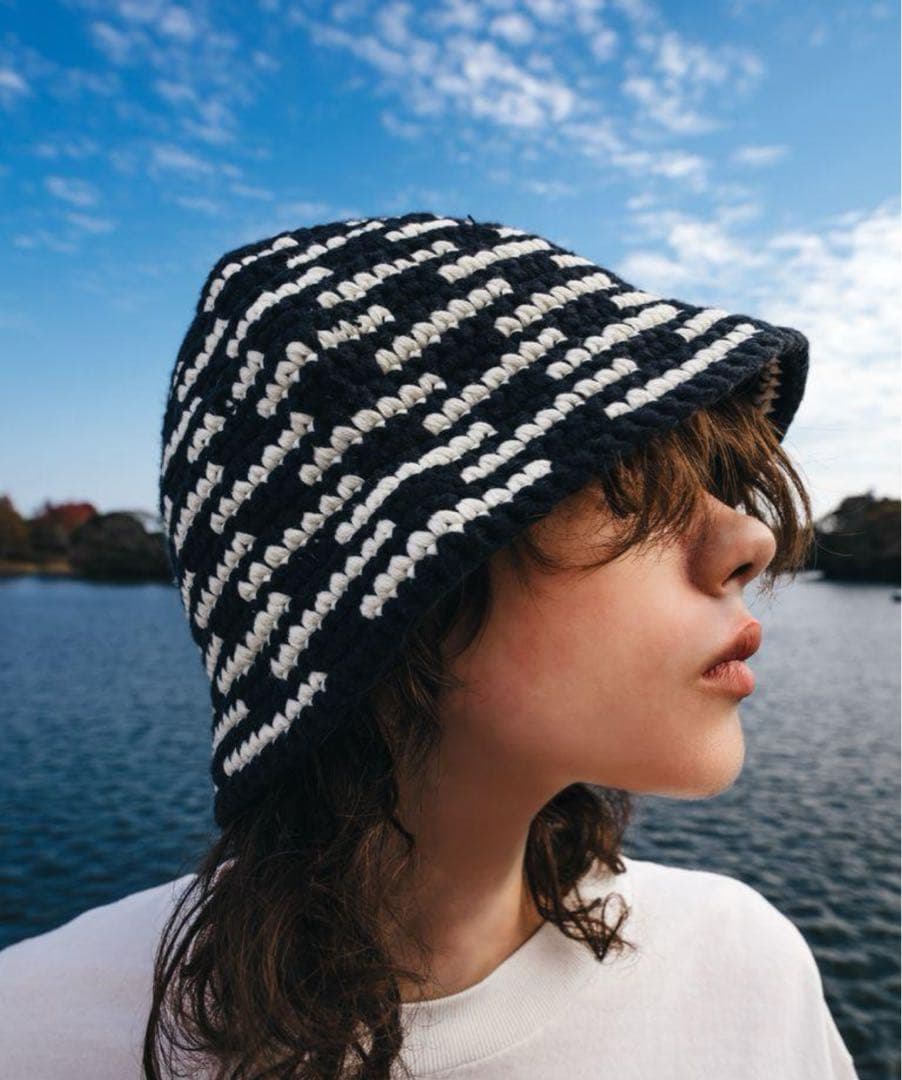 セントマイケル　KNIT BUCKET HAT